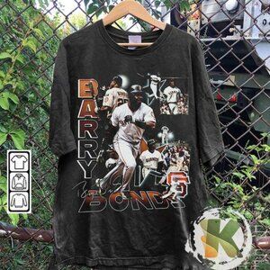 Style Barry Bonds Sport Retro American Unisex Fan Graphic T-Shirt 186